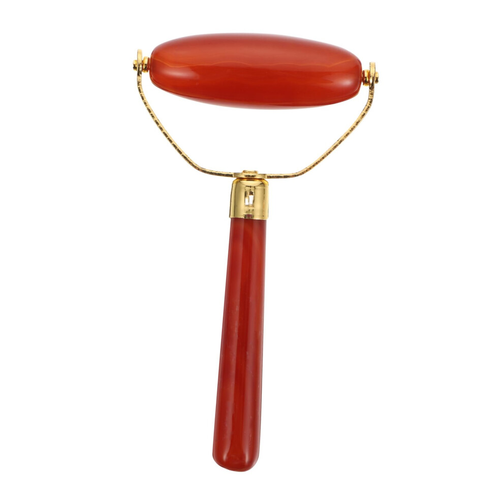 Agate Facial Massage Roller for Face and Body, 12x7x2cm