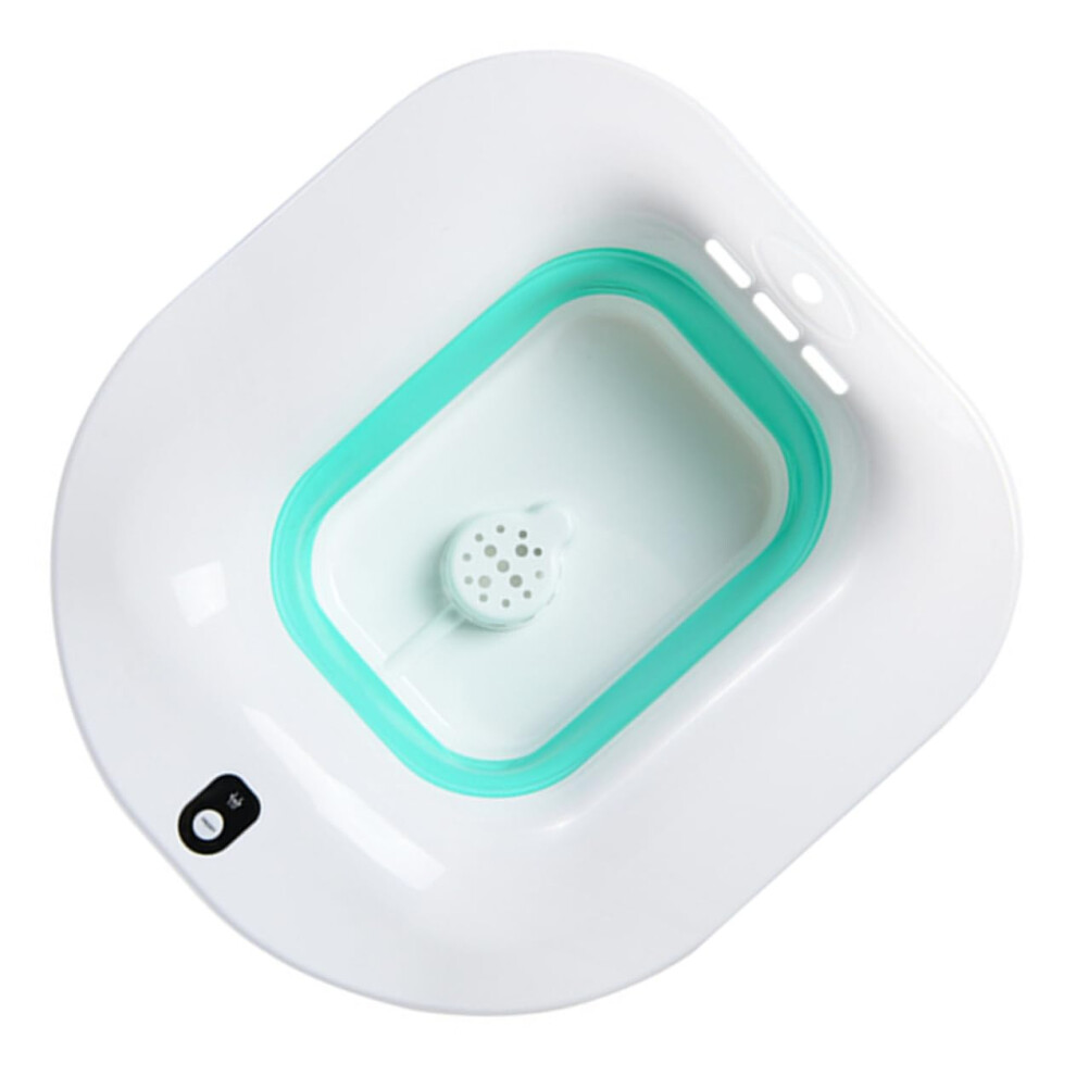 Electric Bidet Seat Bath For Ergonomic Toilet Seat Basin Safe For Pregnant Women And Elderly People To Clean With Overflow Design 9001264405106