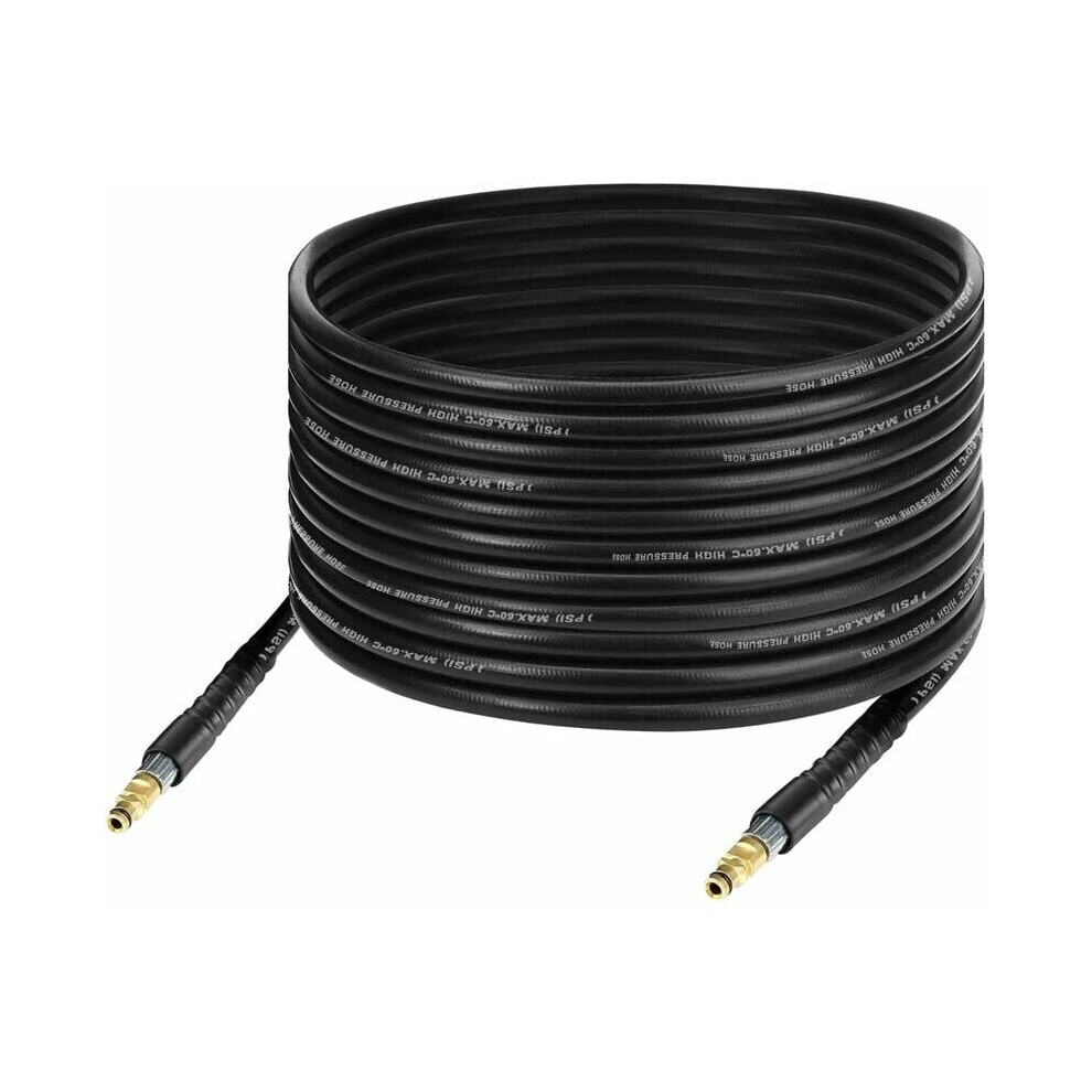 Pressure Washer Hose, Universal Fit Kink Resistant 10M Rubber Sleeve With Abrasion-Resistant Cover For Home And Garden Quick Connector Karcher K2 To K 9466005166423