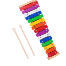 15 notes percussion instrument xylophone keyed glockenspiel