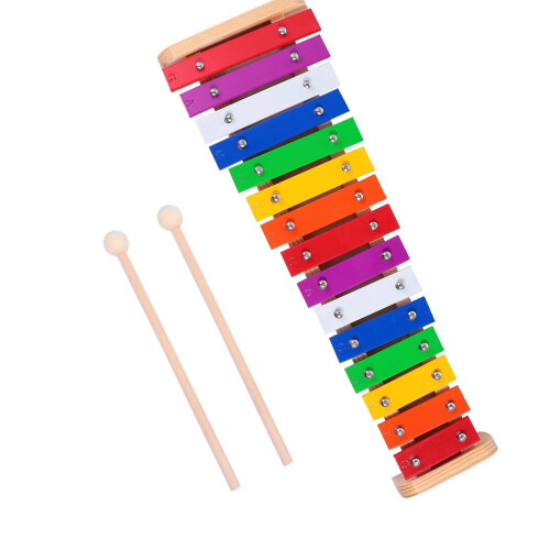 15 notes percussion instrument xylophone keyed glockenspiel