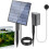 Efficient Aquarium Oxygenator Floating Solar Pond Aerator Wireless Fountain Bubbling Integrated Battery Backup Compact 5