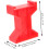 3 Piece Drawbridge Support Replacement Bridge Pillar Model Railway Train Pillar 3