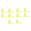 20 Pcs Kunststoff Golf Ball Halter Resistanceless 2