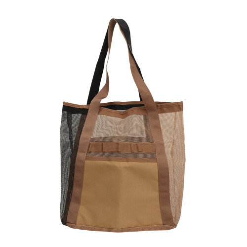 Τσάντα Tote για παραλία, πισίνα, γυμναστήριο, mesh, μεγάλης χωρητικότητας, πτυσσόμενη,