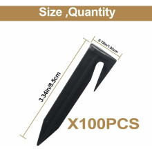 Weather-resistant Lawn Pegs, Installation Robot Lawn Mower Boundary Wire Stakes for Pet Fence, Camping Tent, Home Gardening, Impact-resistant Nylon,