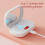 Ultrasonic Quick Cleaner for Soft Contact Lenses with Storage Case, 5 Modes 2