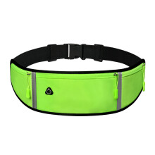 Cinto de corrida em spandex e lycra resistente à água, compatível com todos os modelos e com orifício para fones de ouvido, antiderrapante para