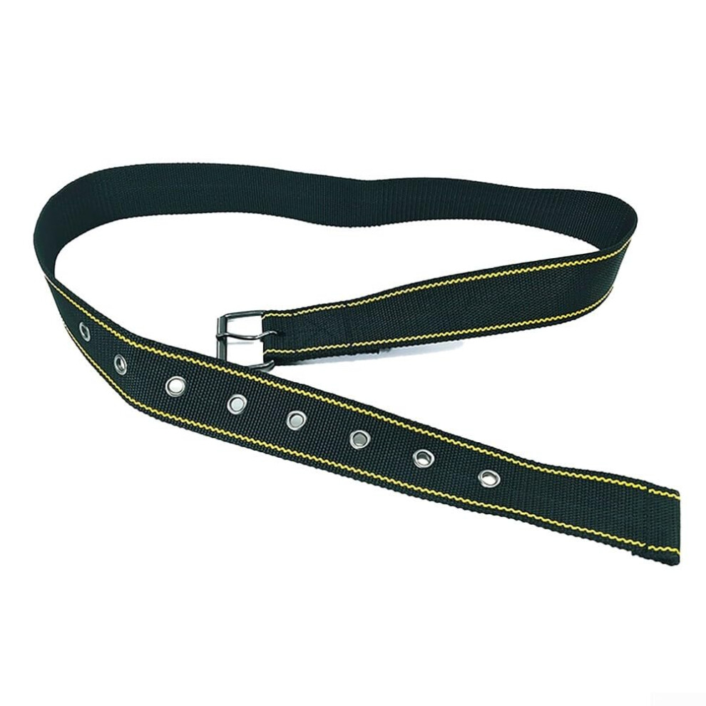 Tool Bag Waist Belt For Tape Measure And Hardware, Adjustable Buckle Belt, Black, Compatible Electric Woodworking Tools 9339159760246