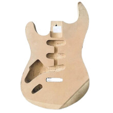 DIY Electric Guitar Kit ST Body Made of Solid Basswood Replacement Parts