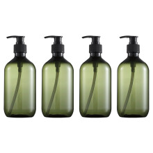 Frascos com bomba dosadora, fáceis de limpar com mecanismo de pressão simples, 300ml (10oz), verdes, ideais para viagens e uso diário, previnem a