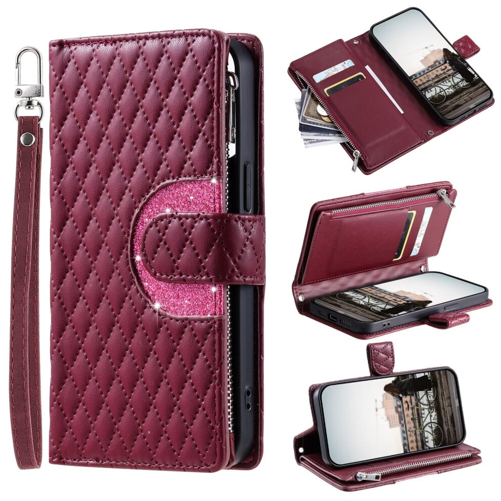 Nadoli Glitter Phone Case For Xiaomi Redmi Note 10 4G Leather Wallet 9001264407308