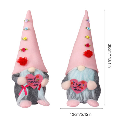 Moeders dag kabouter bloemen pop vrouwen vrouw moeder 2