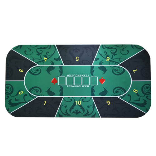 Poker Mat 120x60cm Universal Tablecloth for Board Games  Green