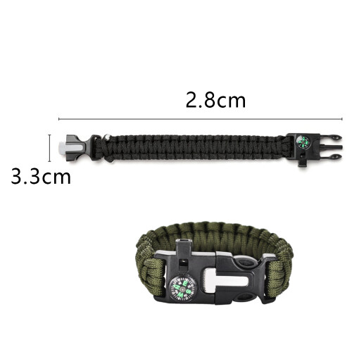 Σχοινί επιβίωσης, σχοινί ομπρέλας Paracord Tactical με πλεγμένο επτά πυρήνων και 1