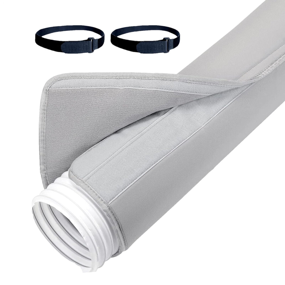 Ac Hose Insulation Sleeve Adjustable Waterproof 3Layer Insulated Shield Guard For Longevity And Energy Efficiency Pipe 9339159759585