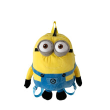 (StyleB)Despicable Me Minions Plüsch Minion Rucksack mit großer Kapazität Mädchen Kinder Schultasche