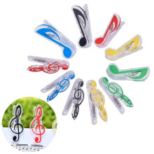 Sheet Music Clips, Book Side Clip, Music Note Clip, Pack of 10 for Music Stand