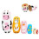 Russian Nesting Dolls, Wooden Nesting Dolls  SixLayer Nesting Toy with Wooden Animals 1