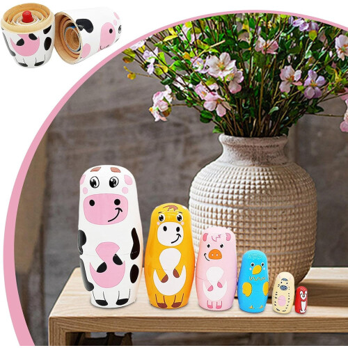 Handmade Animal Easter Eggs, Cute Cartoon Stacking Toy Set for Easter Ref: 5276 2