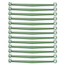Estacas de suporte para vegetais, conectores expansíveis para treliças de jardim, extensões reforçadas para gaiolas de tomate (36 peças), o