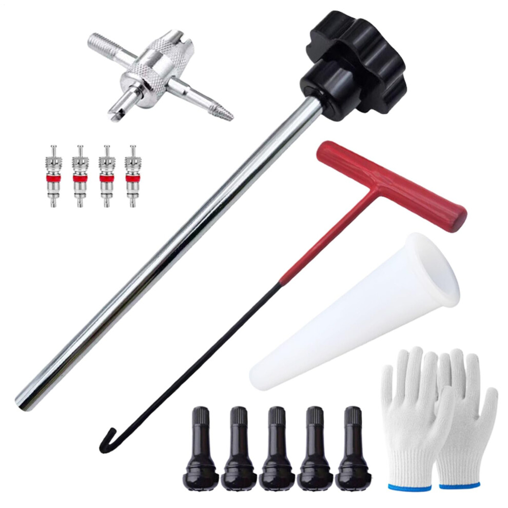 Tire Valve Stem Tool For Complete Installation, Universal Automotive Motorcycle Bicycle Kit 9001264410865
