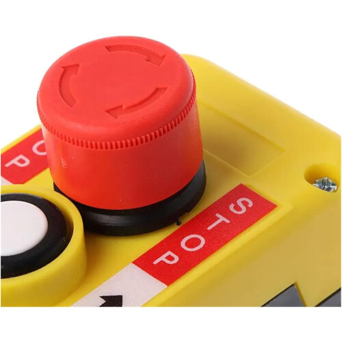 Wireless Crane Remote Control Waterproof Industrial Push Button Emergency Stop Pendant Control Station 2