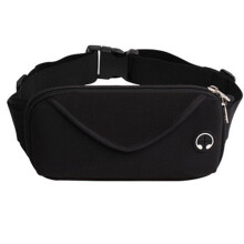 Bolsa de cintura para fitness, consultas médicas, viagens e estilo de vida. Possui cinto ajustável com zíper suave, é resistente à água e