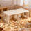 knabbelhuis hamster, , cavia en rat - hout 4