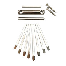 Thumb Piano Bridge Saddle Set Kit for Kalimba DIY Parts 8 Keys Thumb Piano