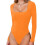 Damen Langarm-Bodysuit Modischer, charmanter, 3