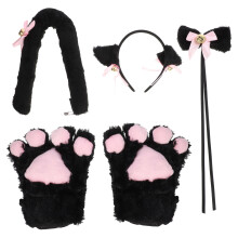 5 Cosplay Oren Kraag Pootjes Handschoenen Set