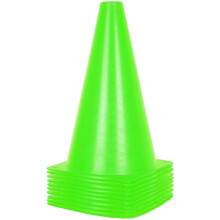 Sicherheitsbarriere, 18 cm hohe, fluoreszierende Verkehrskegel, hochwertige Kunststoff-Feldmarkierungskegel für den Innen- und Außenbereich