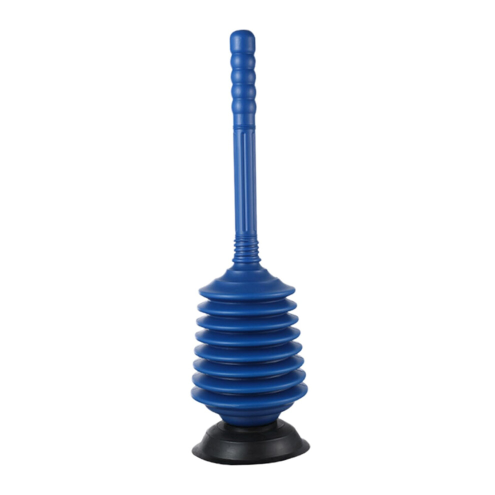 Household Bathroom Plunger Ergonomic Grip Blueblack Heavyduty Toilet Drain Unblocker Kitchen Sink And Bathroom Pipes 9339159760697