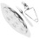 1Set Rvs Shellfish Plate 12 Snail Dish Met Voor Barbecue 6
