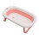 Living And Home Collapsible Baby Bathtub with Soft Support Cushion 3