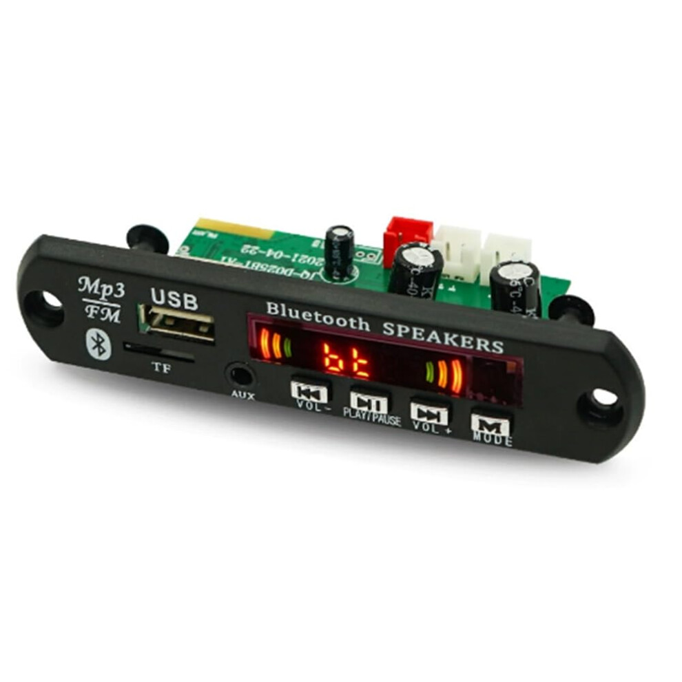 Bluetooth 5.0 Mp3 Decoder Board With Usb Fm Aux Playback And Handsfree Calling For Car Speaker 9119770252722