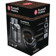 Molino de café - RUSSELL HOBBS - Classics - 140 W - 12 tazas - Capacidad: 100 g - Negro