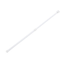 High Carbon Steel Spring Tension Rods, Anti-slip Ends Shower Curtain Rod Adjustable Closet Rod No Damage To Walls