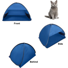 Bärbart solskydd, direkt utomhustält för strandcamping och picknick, mini-solskydd för stranden, vindtätt (70x50x45)