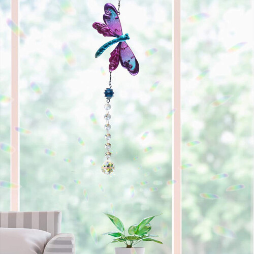 Κρυστάλλινο Suncatcher για εσωτερικά παράθυρα, ονειρική ατμόσφαιρα κήπου κρεμαστή 2