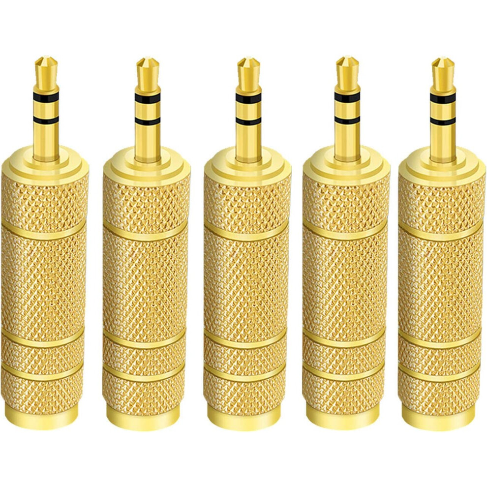 Audio Adapter, -Plated Connectors And Rugged Construction Guarantee Unmatched Durability, Miniature And Portable Design Offers Unparalleled Conven Gold 9454554148274