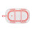 Living And Home Collapsible Baby Bathtub with Soft Support Cushion 5