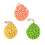 3Pz Spugne Doccia Per Colorate in Per Pelle 5