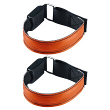 Verstellbares LED-Armband, wiederaufladbares Sicherheits-Knöchelarmband zum Laufen, Joggen, Spazierengehen, Radfahren, Wandern, für Partys,