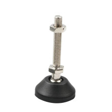 Aluminum Profile Hoof Joint Support Foot Cup Nylon Fixed Foot Cup Machine Screw D60xM10x150mm D60xM10x100 M12x100mm