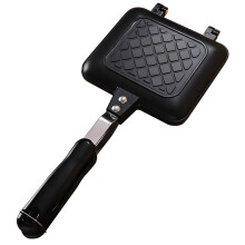 Aluminum Alloy Panini Press Sandwich Maker Portable Nonstick Waffle Griddle Baking Tray DoubleSided Easy Clean Camping