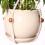 Κρεμάστρα φυτών Boho Home Decor με ξύλινες χάντρες για χειροποίητη κρεμάστρα φυτών, 3