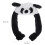 Chapéu De Pelúcia Com Orelhas De Panda Móveis Para Cosplay E 2