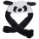Chapéu De Pelúcia Com Orelhas De Panda Móveis Para Cosplay E 10